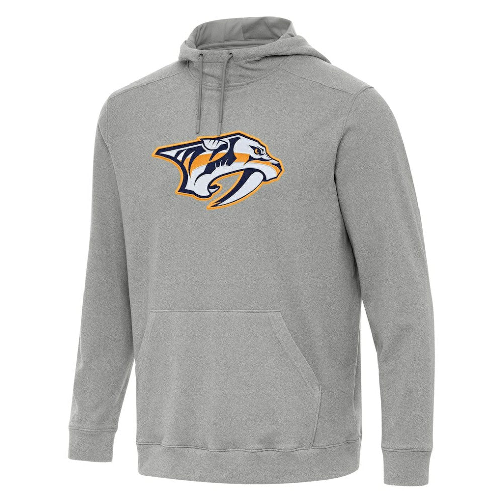 Nashville Predators Antigua Cloud Pullover Hoodie - Heather Gray - NHL