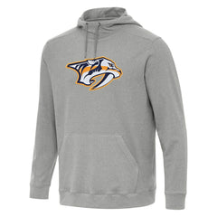 Nashville Predators Antigua Cloud Pullover Hoodie - Heather Gray - NHL