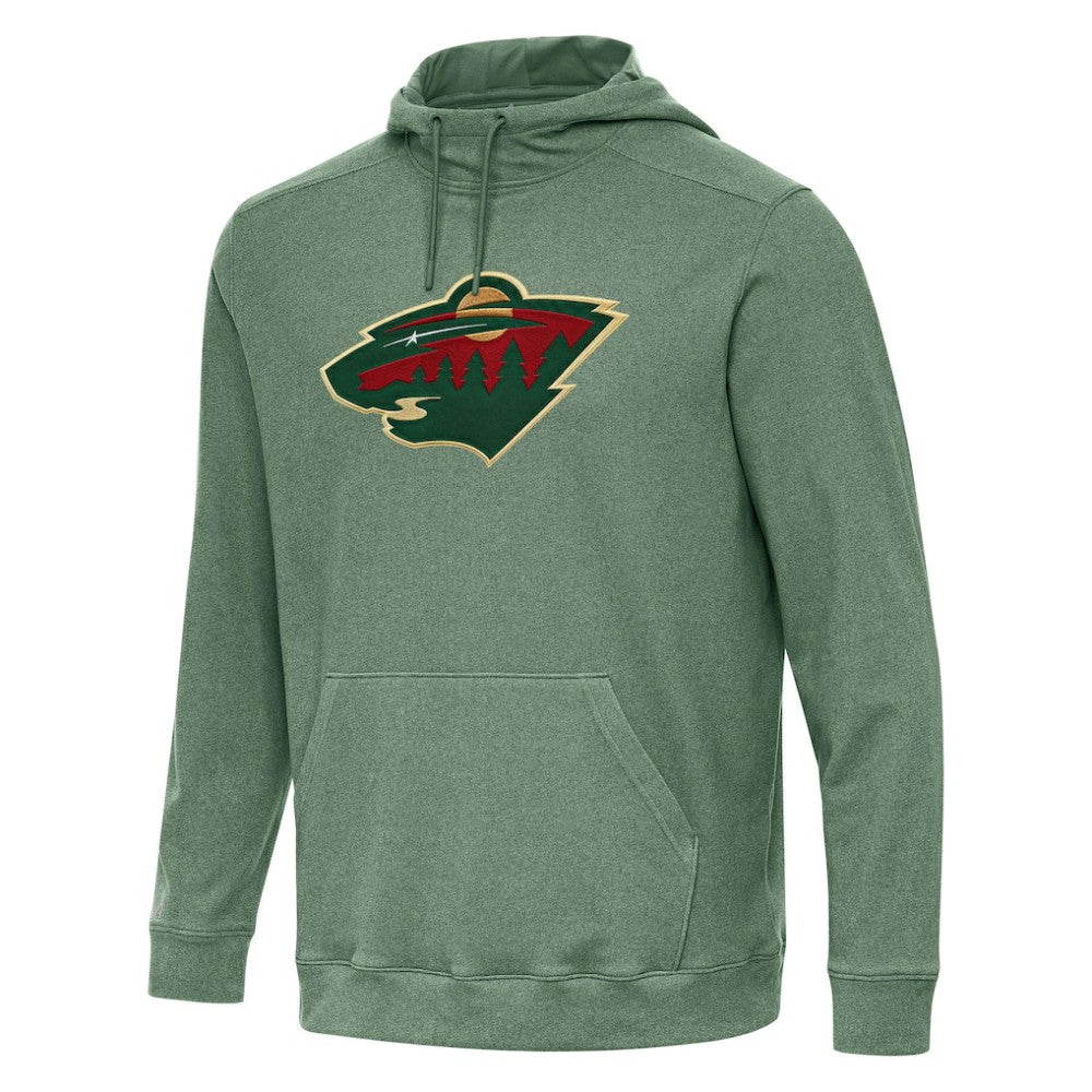 Minnesota Wild Antigua Cloud Pullover Hoodie - Hunter Green - NHL