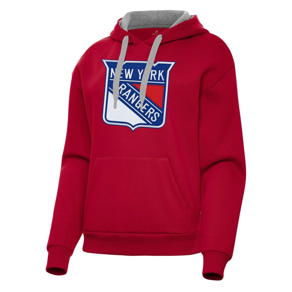 New York Rangers Antigua Women's Victory Pullover Hoodie - Red - NHL