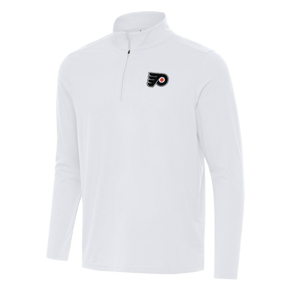 Philadelphia Flyers Antigua Intent Quarter-Zip Top - White - NHL