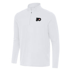 Philadelphia Flyers Antigua Intent Quarter-Zip Top - White - NHL