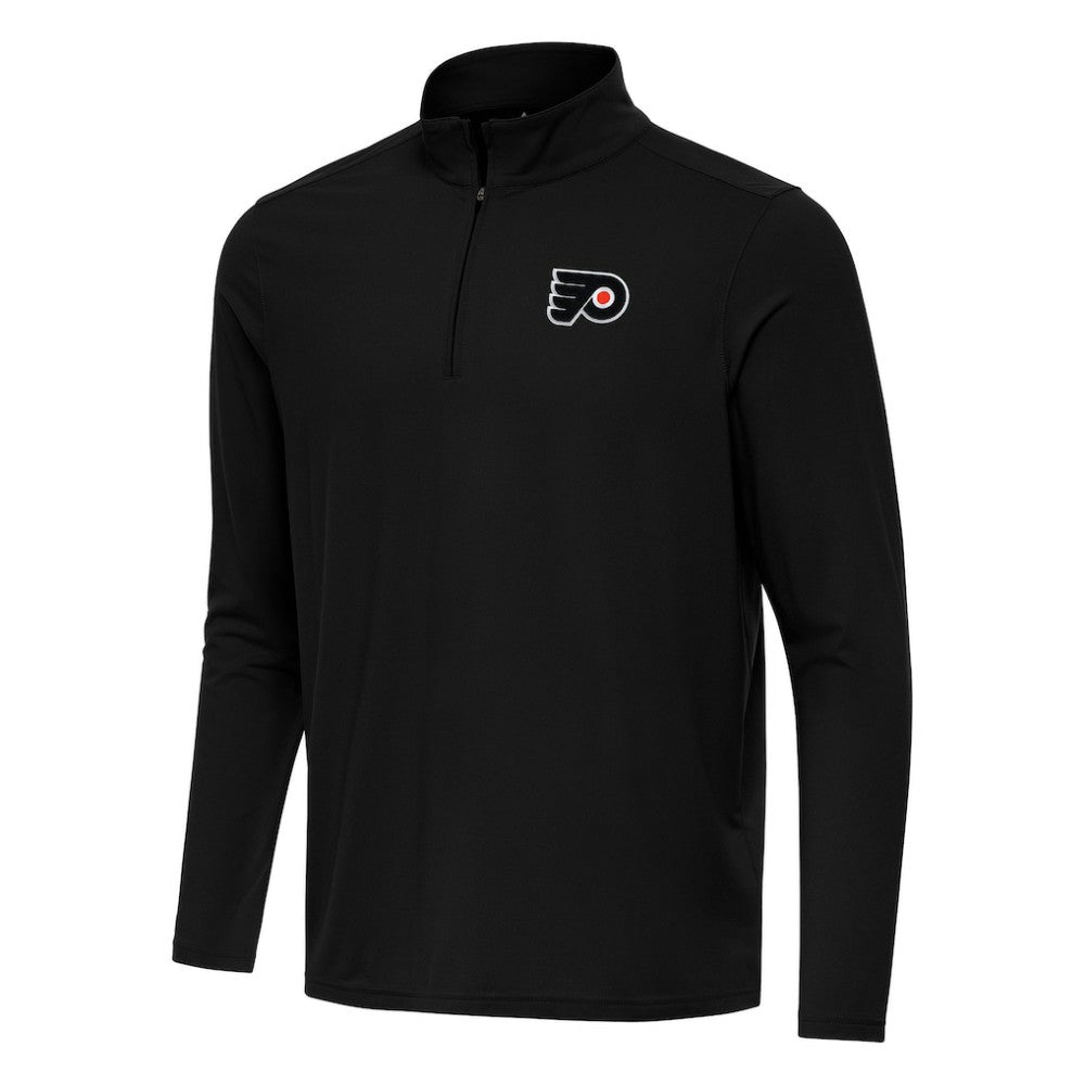Philadelphia Flyers Antigua Intent Quarter-Zip Top - Black - NHL