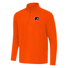 Philadelphia Flyers Antigua Intent Quarter-Zip Top - Orange - NHL