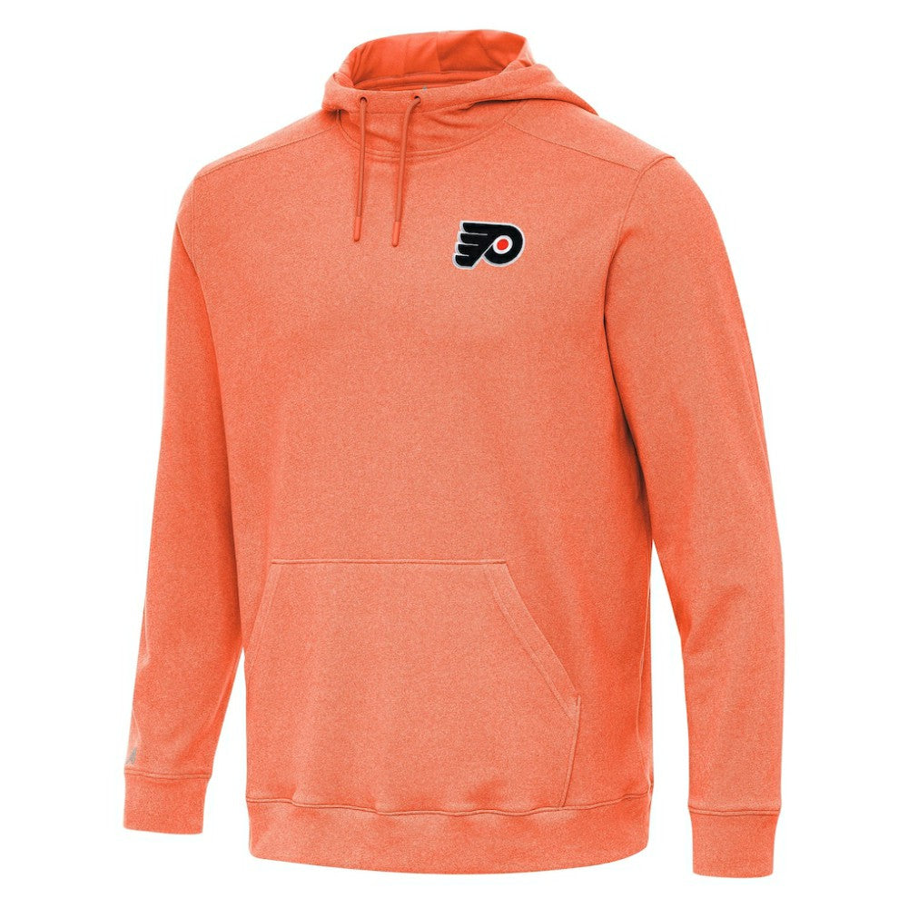 Philadelphia Flyers Antigua Cloud Pullover Hoodie - Heather Orange - NHL