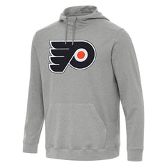 Philadelphia Flyers Antigua Cloud Pullover Hoodie - Heather Gray - NHL