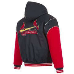 St. Louis Cardinals JH Design Youth Reversible Fleece Full-Snap Hoodie Jacket - MLB
