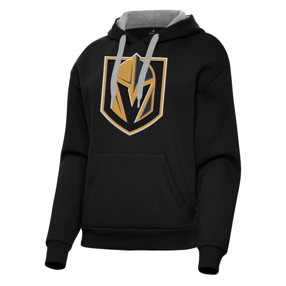Vegas Golden Knights Antigua Women's Victory Pullover Hoodie - Black - NHL