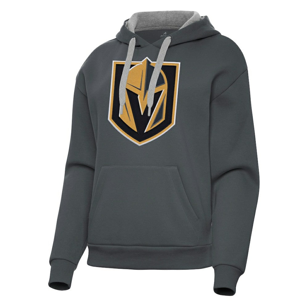 Vegas Golden Knights Antigua Women's Victory Pullover Hoodie - Charcoal - NHL
