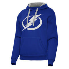 Tampa Bay Lightning Antigua Women's Victory Pullover Hoodie - Blue - NHL