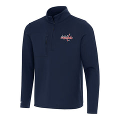 Washington Capitals Antigua Insider Quarter-Zip Top - Navy - NHL