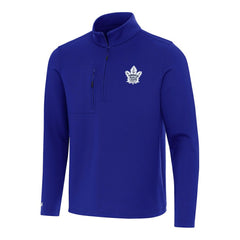 Toronto Maple Leafs Antigua Insider Quarter-Zip Top - Royal - NHL