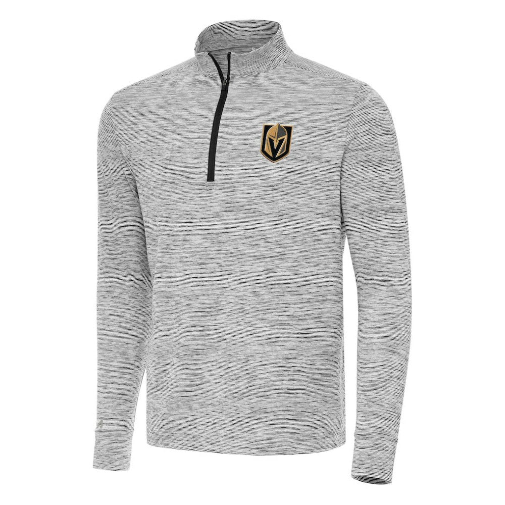 Vegas Golden Knights Antigua Cause Quarter-Zip Top - Black - NHL