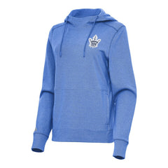 Toronto Maple Leafs Antigua Women's Justice Pullover Hoodie - Heather Royal - NHL
