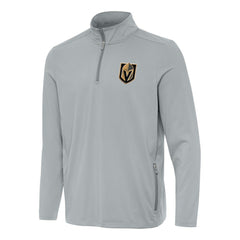 Vegas Golden Knights Antigua Perilous Quarter-Zip Sweatshirt - Gray - NHL
