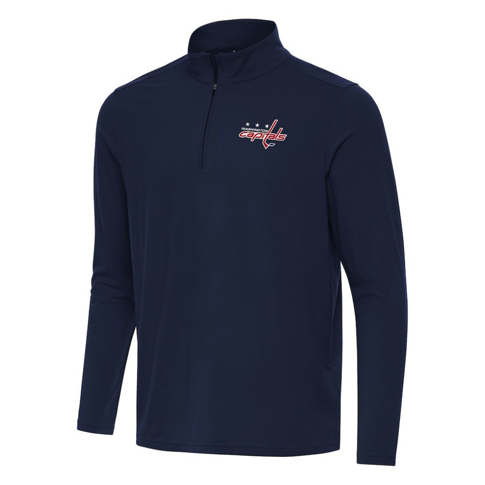 Washington Capitals Antigua Intent Quarter-Zip Top - Navy - NHL