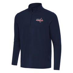 Washington Capitals Antigua Intent Quarter-Zip Top - Navy - NHL
