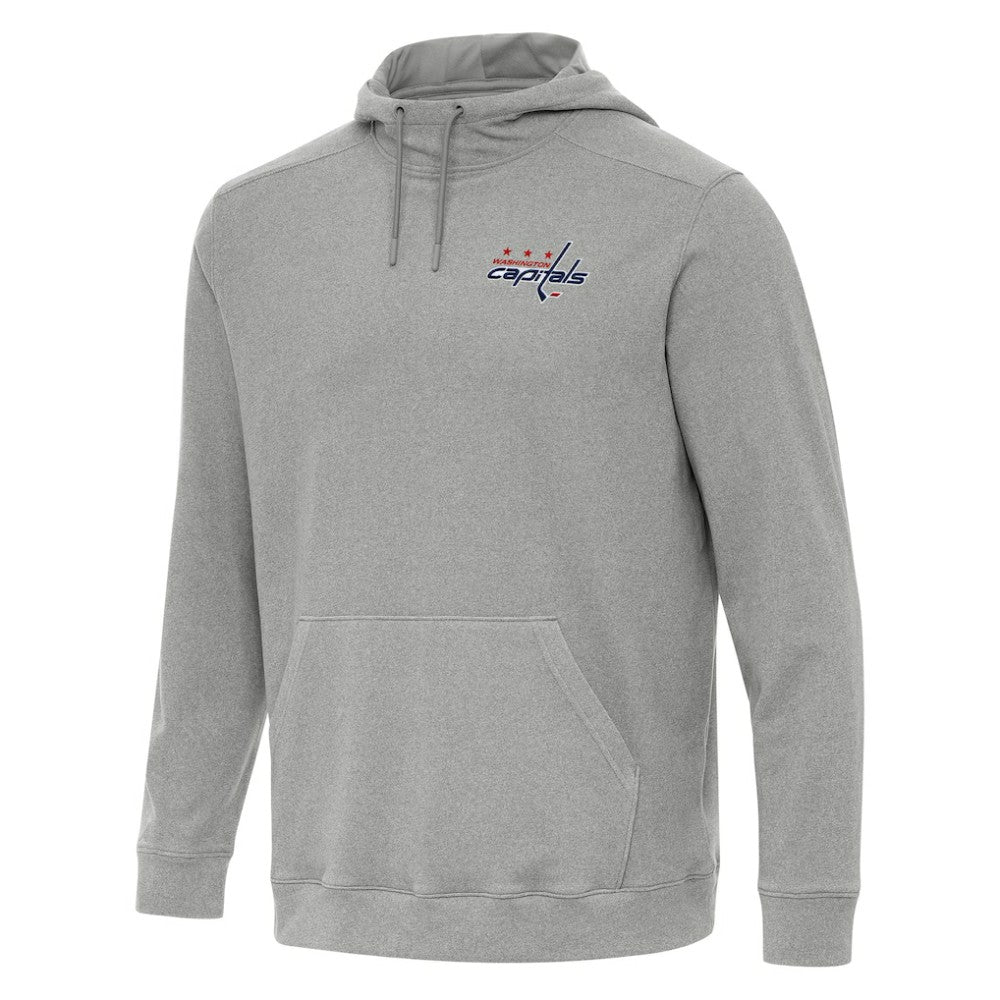 Washington Capitals Antigua Cloud Pullover Hoodie - Heather Gray - NHL
