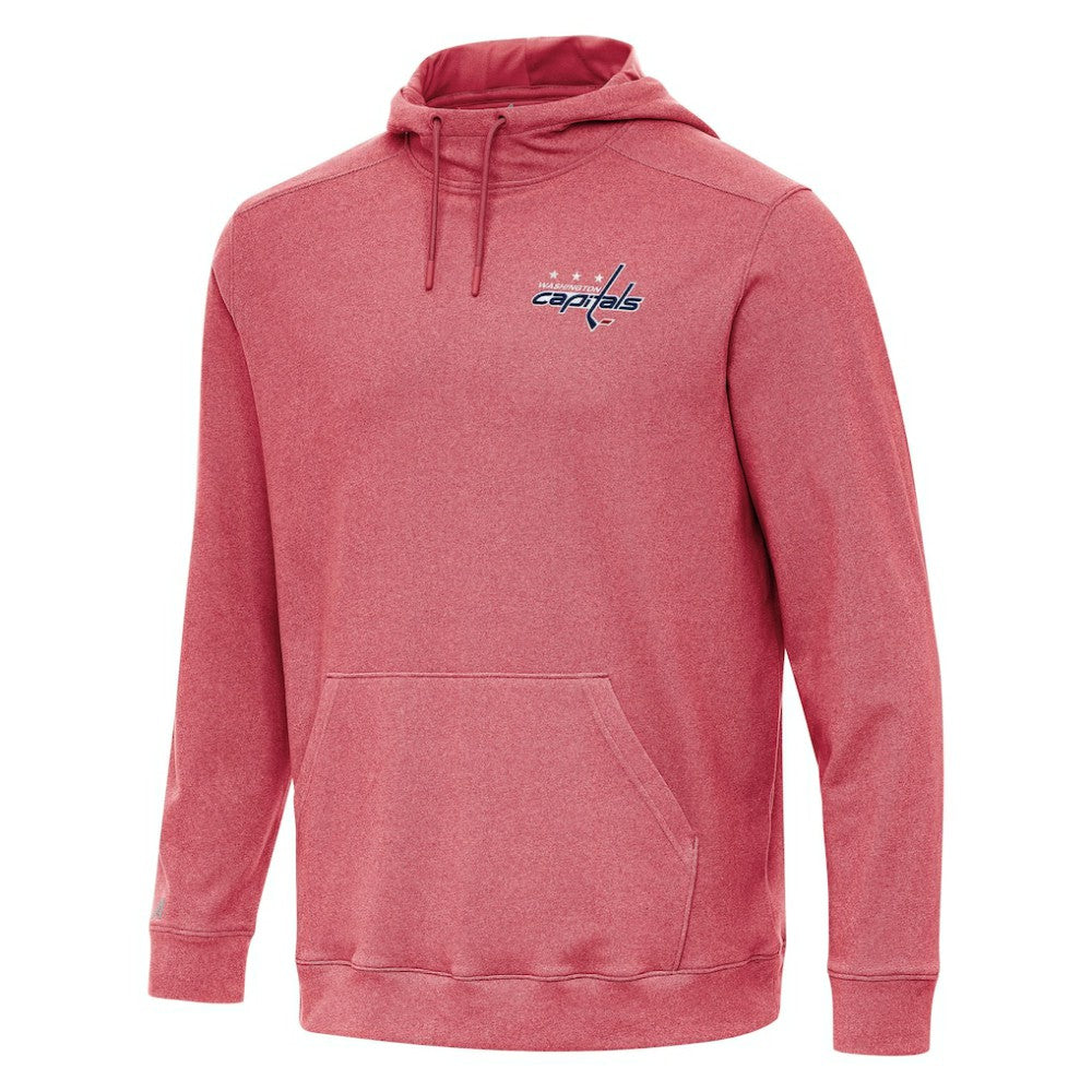 Washington Capitals Antigua Cloud Pullover Hoodie - Heather Red - NHL