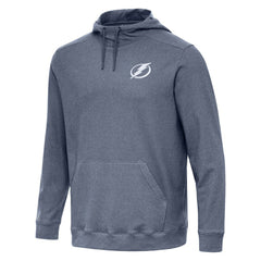 Tampa Bay Lightning Antigua Cloud Pullover Hoodie - Heather Navy - NHL