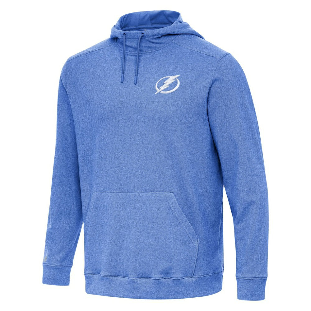 Tampa Bay Lightning Antigua Cloud Pullover Hoodie - Heather Royal - NHL