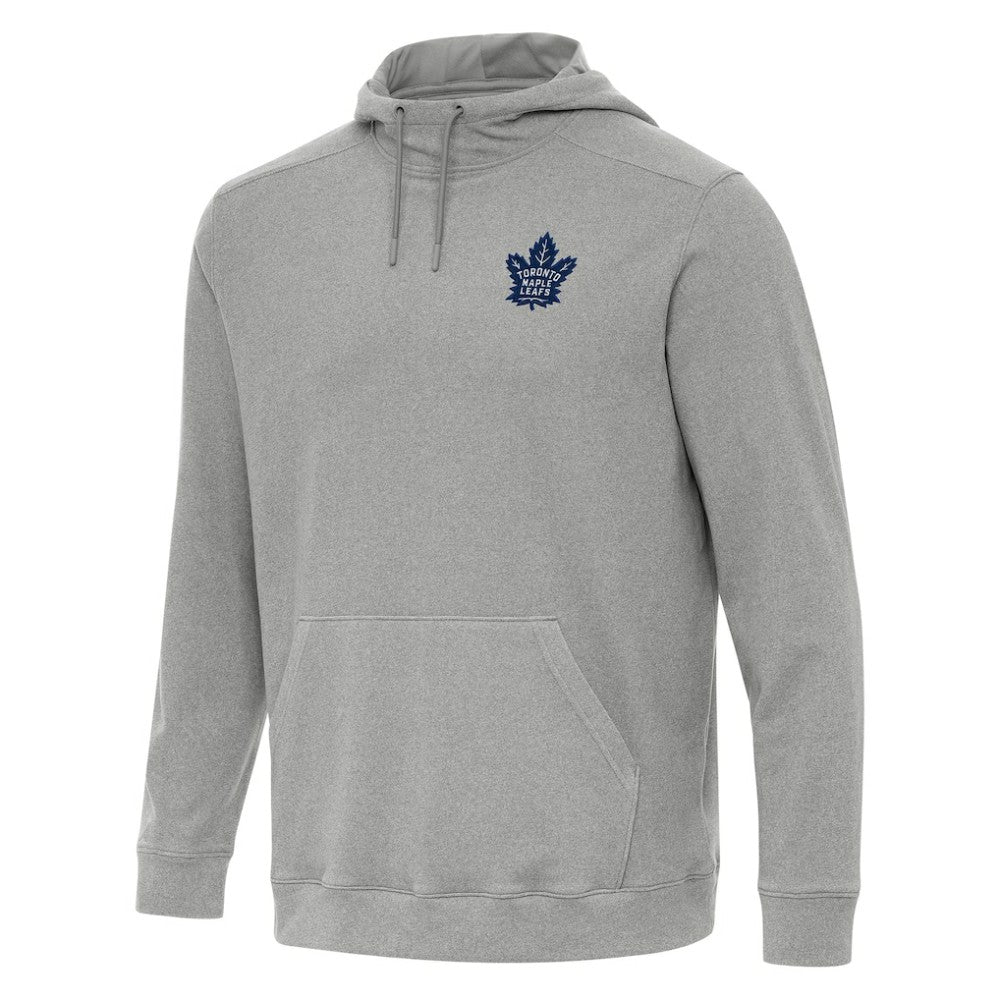 Toronto Maple Leafs Antigua Cloud Pullover Hoodie - Heather Gray - NHL