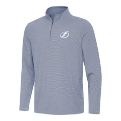 Tampa Bay Lightning Antigua Twine Quarter-Zip Top - Navy - NHL