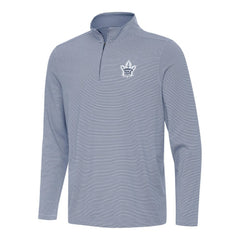 Toronto Maple Leafs Antigua Twine Quarter-Zip Top - Navy - NHL