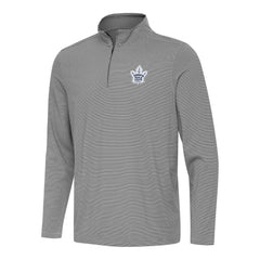 Toronto Maple Leafs Antigua Twine Quarter-Zip Top - Black - NHL