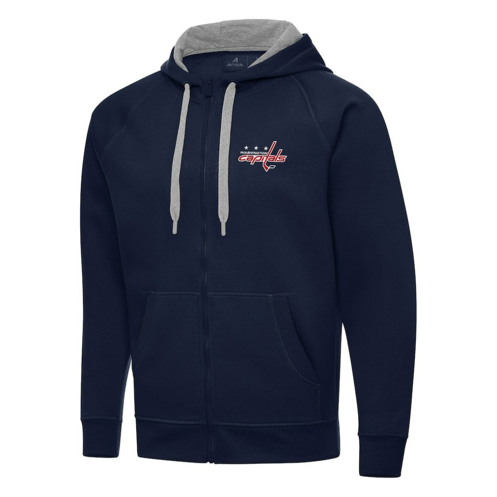 Washington Capitals Antigua Big & Tall Victory Full-Zip Hoodie - Navy - NHL