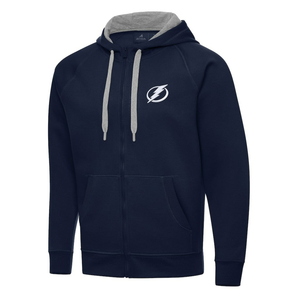 Tampa Bay Lightning Antigua Big & Tall Victory Full-Zip Hoodie - Navy - NHL