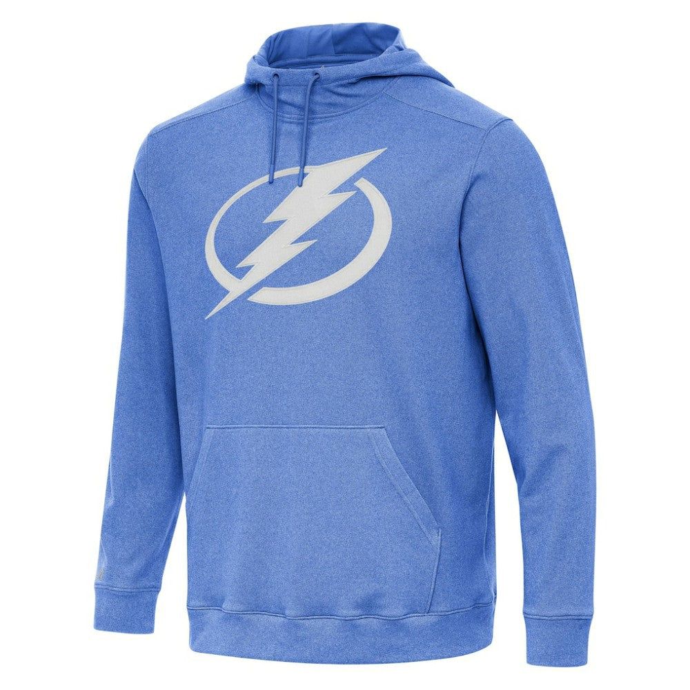 Tampa Bay Lightning Antigua Cloud Pullover Hoodie - Heather Royal - NHL