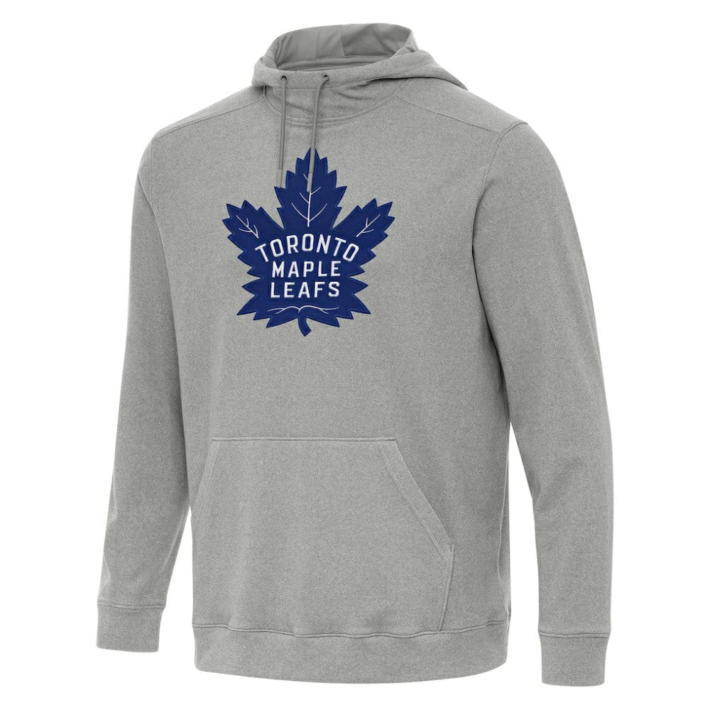 Toronto Maple Leafs Antigua Cloud Pullover Hoodie - Heather Gray - NHL