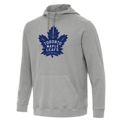 Toronto Maple Leafs Antigua Cloud Pullover Hoodie - Heather Gray - NHL