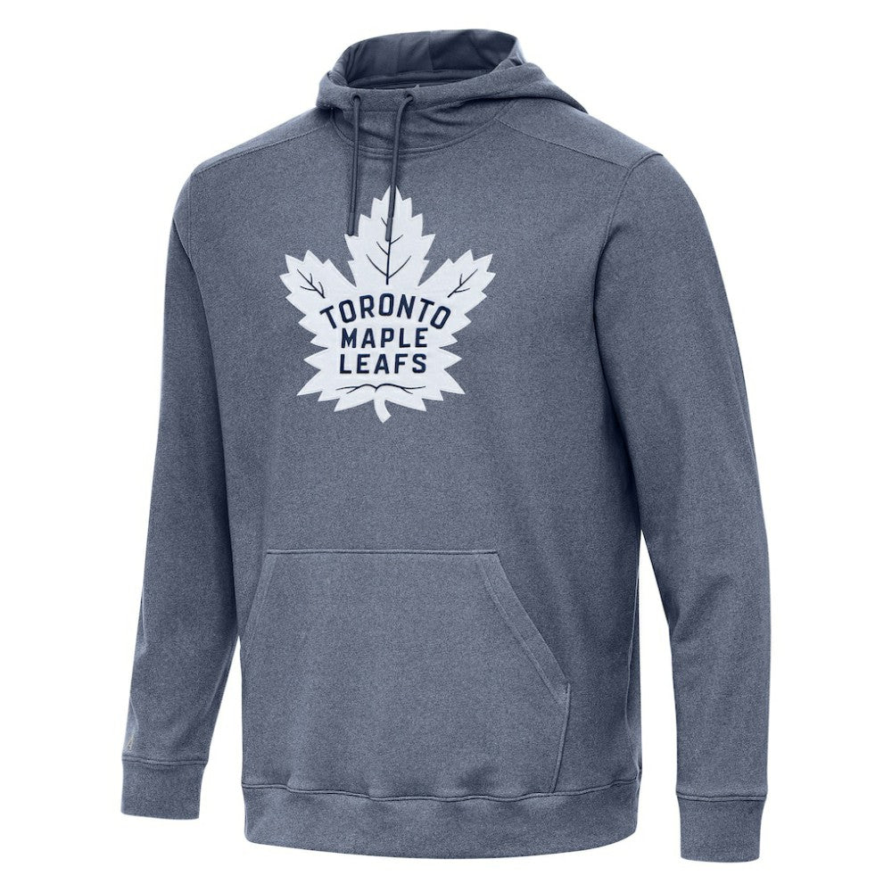 Toronto Maple Leafs Antigua Cloud Pullover Hoodie - Heather Navy - NHL