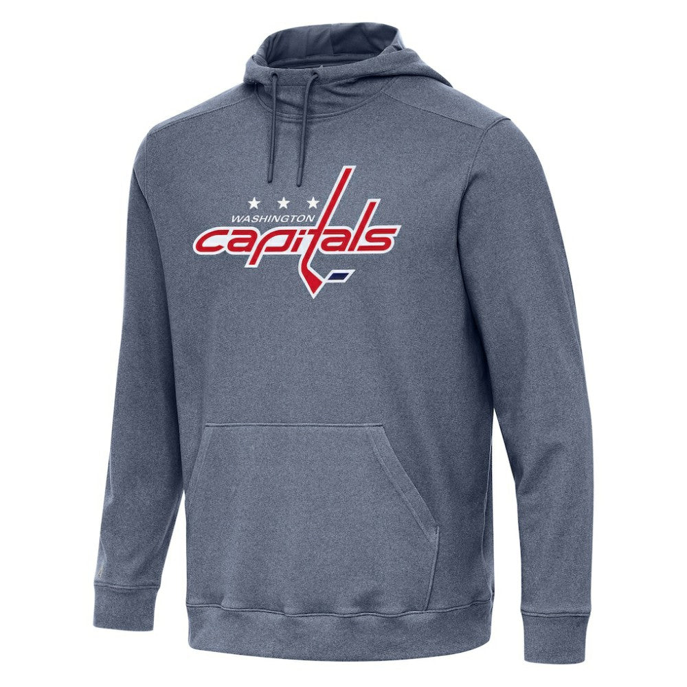 Washington Capitals Antigua Cloud Pullover Hoodie - Heather Navy - NHL