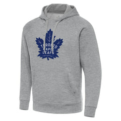 Toronto Maple Leafs Antigua Big & Tall Victory Pullover Hoodie - Heather Gray - NHL