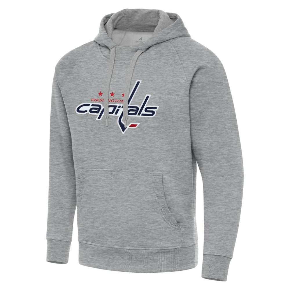 Washington Capitals Antigua Big & Tall Victory Pullover Hoodie - Heather Gray - NHL