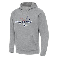 Washington Capitals Antigua Big & Tall Victory Pullover Hoodie - Heather Gray - NHL