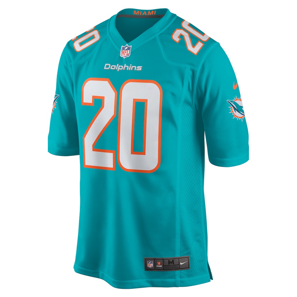 Jordyn Brooks Miami Dolphins Game Jersey Aqua | Nike for Sale