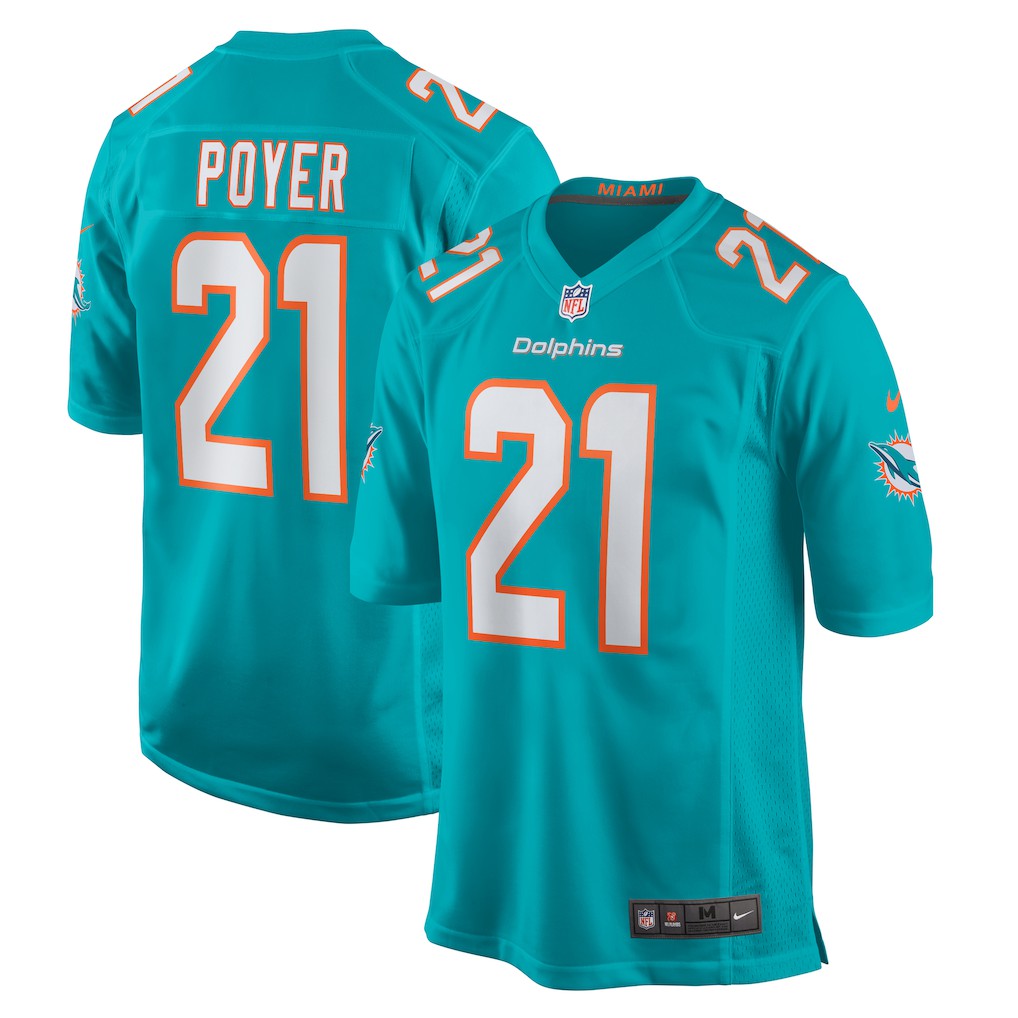 Jordan Poyer Miami Dolphins Game Jersey Aqua | Nike for Sale