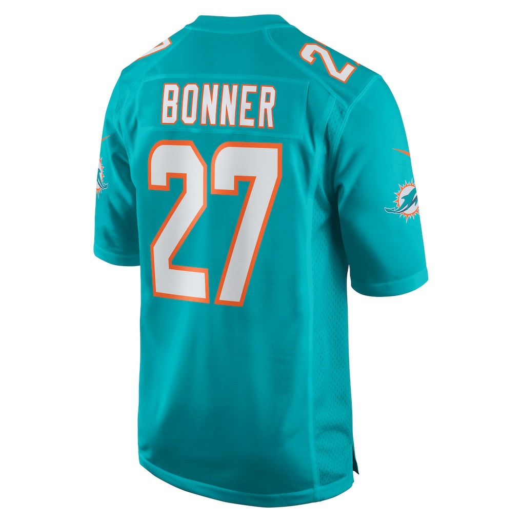 Ethan Bonner Miami Dolphins Game Jersey Aqua | Nike for Sale