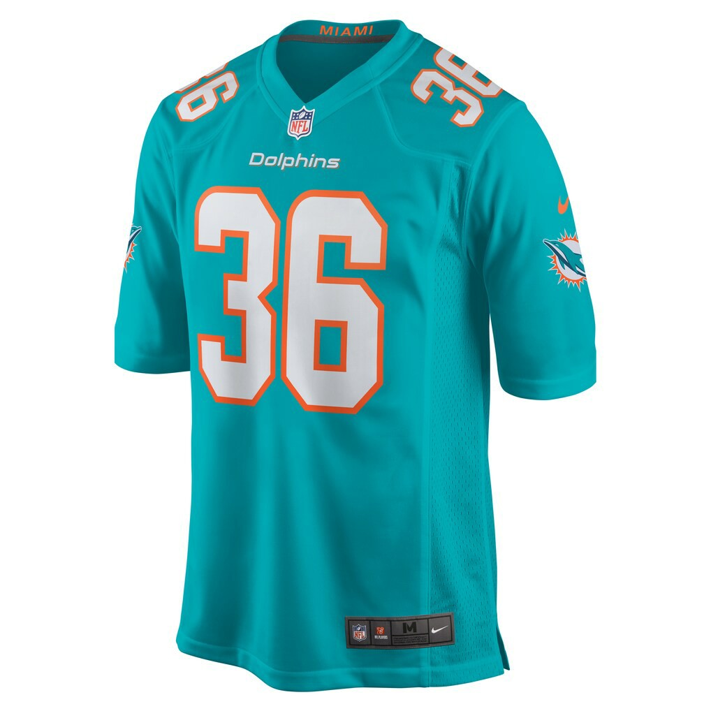 Storm Duck Miami Dolphins Game Jersey Aqua | Nike for Sale