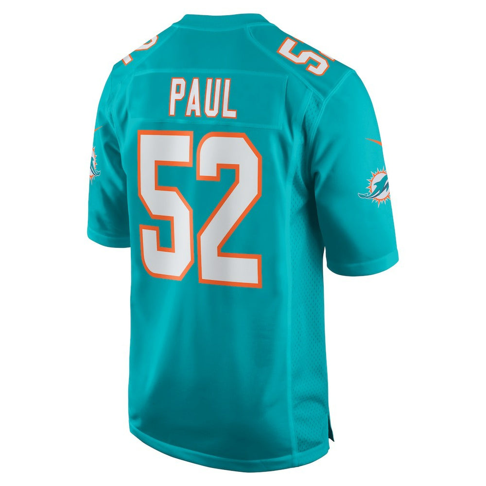 Patrick Paul Miami Dolphins Game Jersey Aqua | Nike for Sale