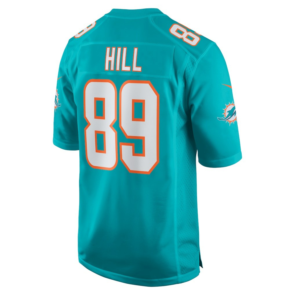 Julian Hill Miami Dolphins Game Jersey Aqua | Nike for Sale
