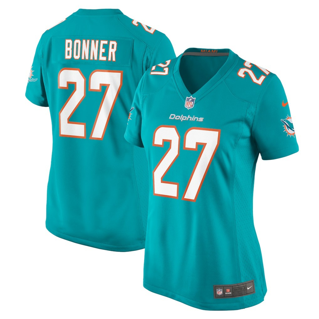 Ethan Bonner Miami Dolphins Women's Game Jersey Aqua | Nike for Sale