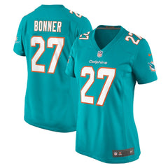 Ethan Bonner Miami Dolphins Women's Game Jersey Aqua | Nike for Sale