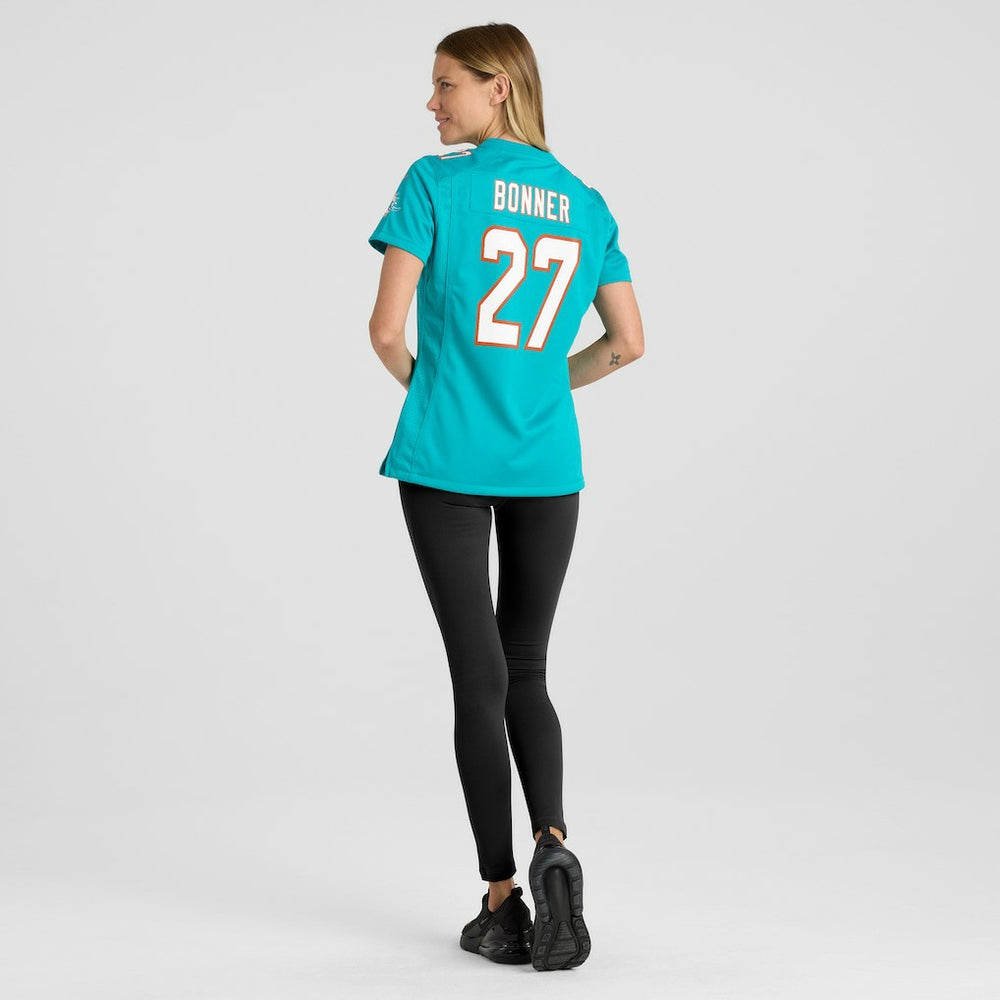 Ethan Bonner Miami Dolphins Women's Game Jersey Aqua | Nike for Sale