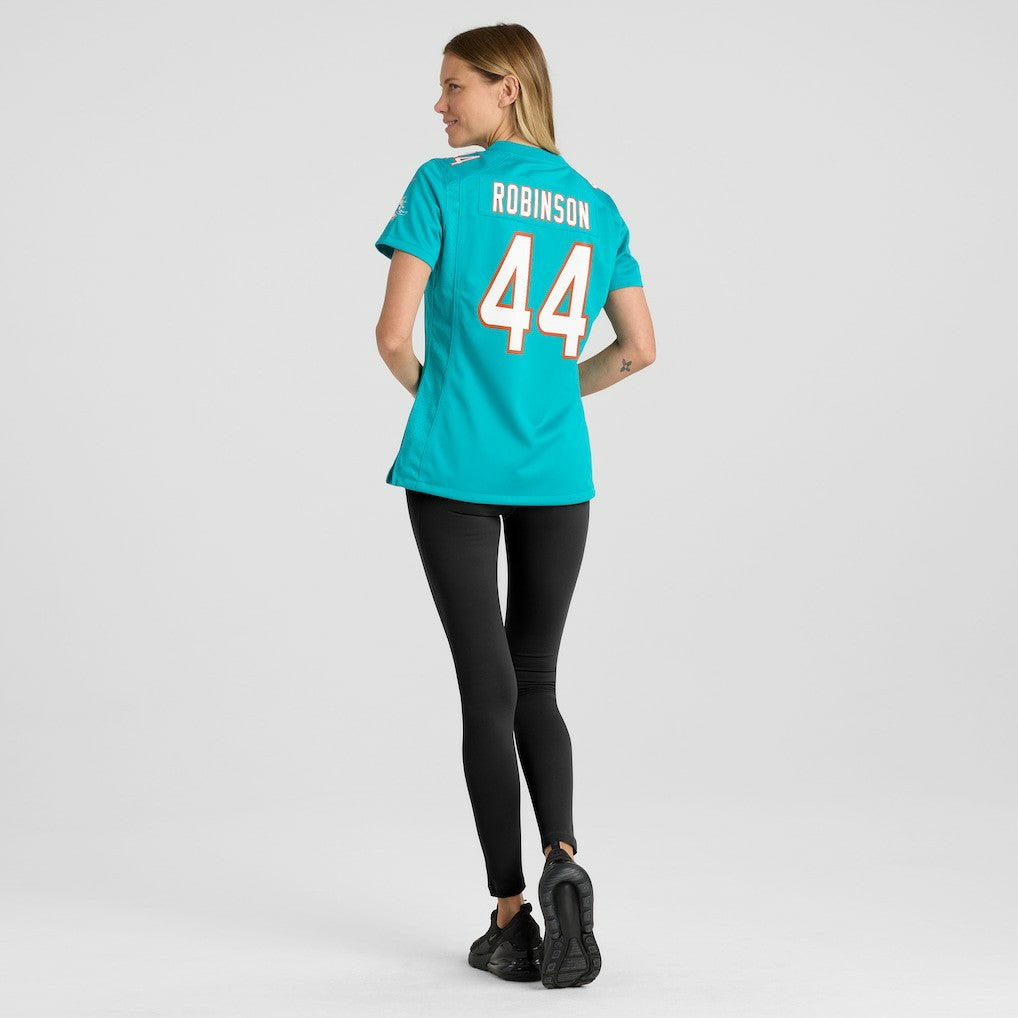 Chop Robinson Miami Dolphins Women's Game Jersey Aqua | Nike for Sale