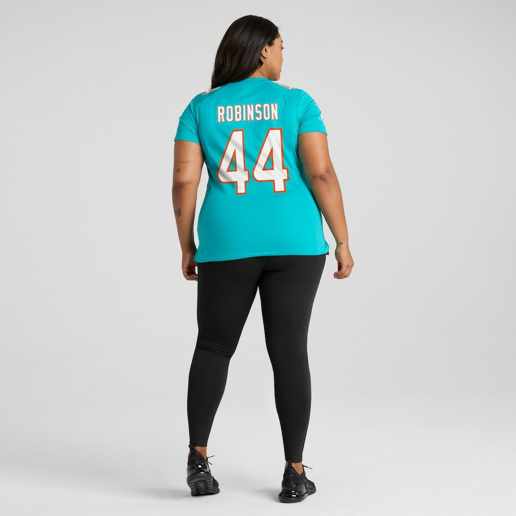Chop Robinson Miami Dolphins Women's Game Jersey Aqua | Nike for Sale